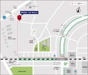 株式会社三笠本社 地図